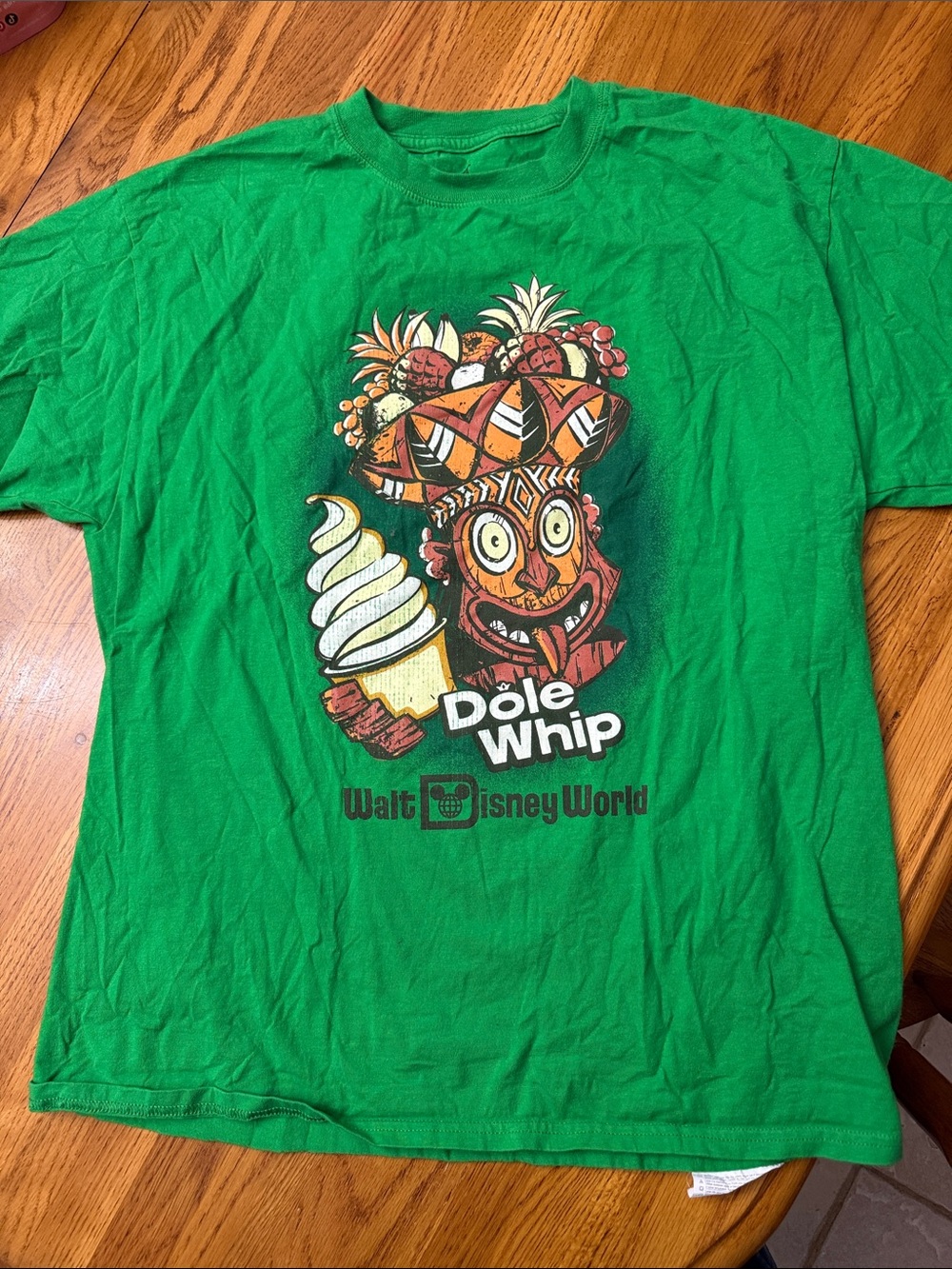 Disney Green Dole Whip T‑Shirt with Tropical Tiki Graphic